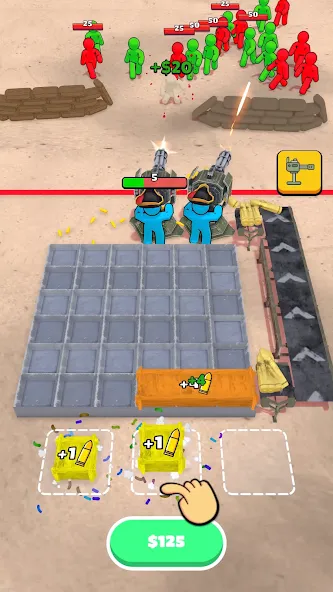 Ammo Fever: Tower Gun Defense (Аммо Фивер) [МОД Бесконечные монеты] Screenshot 2