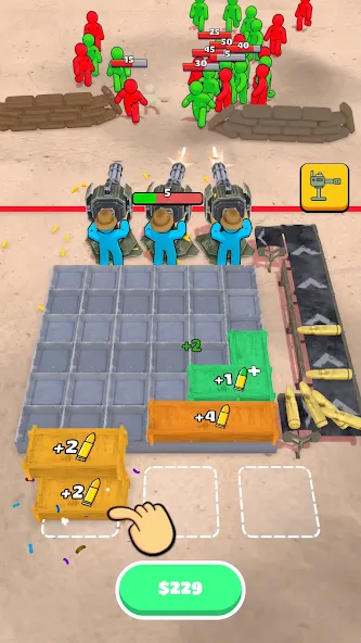 Ammo Fever: Tower Gun Defense (Аммо Фивер) [МОД Бесконечные монеты] Screenshot 3