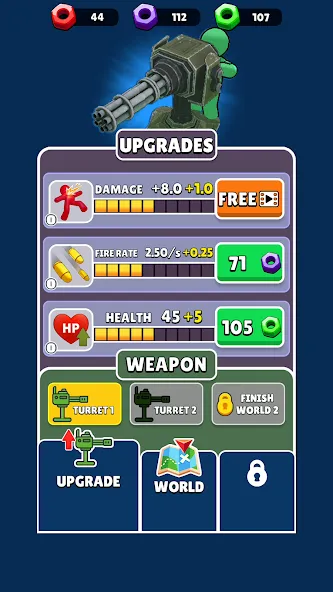 Ammo Fever: Tower Gun Defense (Аммо Фивер) [МОД Бесконечные монеты] Screenshot 4