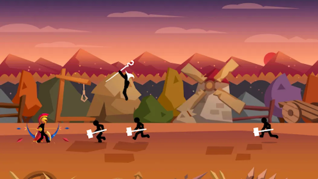 Stick Fight: Shadow Archer (Стк Файт) [МОД Меню] Screenshot 1