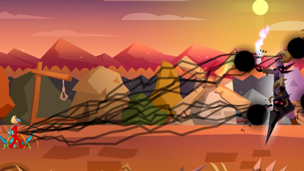 Stick Fight: Shadow Archer (Стк Файт) [МОД Меню] Screenshot 3