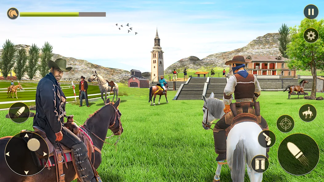 Horse Riding Rivals Horse Race (ХорсРайдинг Ривалс Лошадиные скачки) [МОД Бесконечные монеты] Screenshot 1