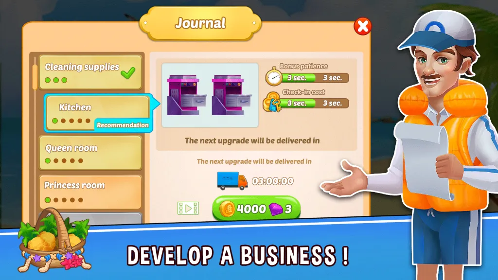 Hotel Empire Fever (Отель Империя Фивер) [МОД Много монет] Screenshot 5