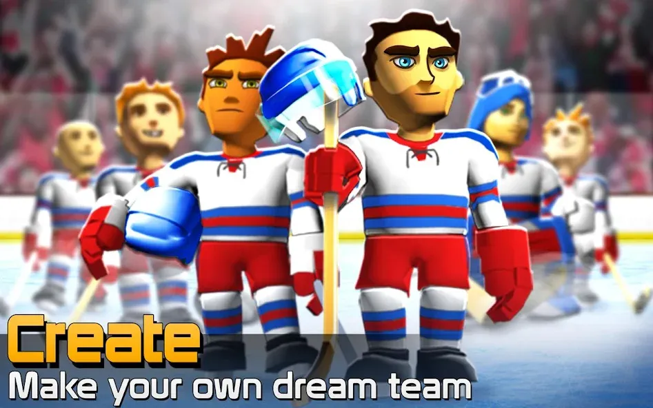BIG WIN Hockey (БИГ ВИН Хоккей) [МОД Меню] Screenshot 1