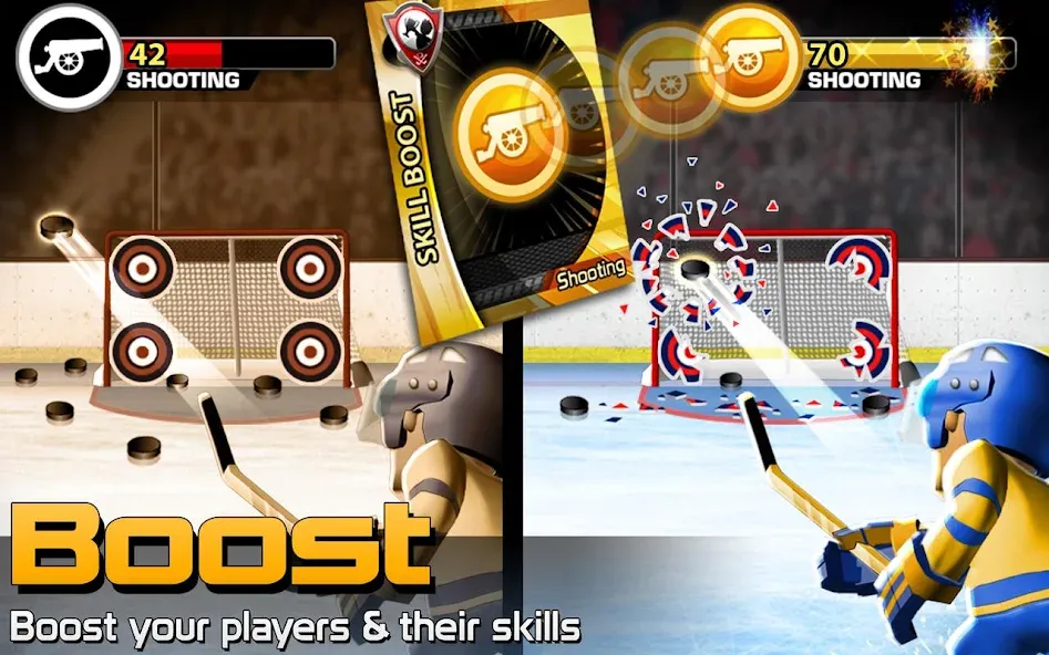 BIG WIN Hockey (БИГ ВИН Хоккей) [МОД Меню] Screenshot 2