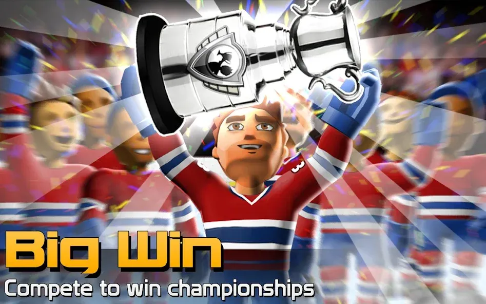 BIG WIN Hockey (БИГ ВИН Хоккей) [МОД Меню] Screenshot 5