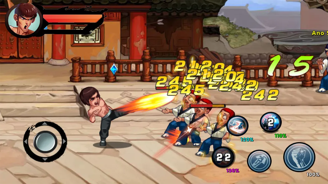 Kung Fu Attack: Final Fight (Кунгфу Атака) [МОД Меню] Screenshot 5
