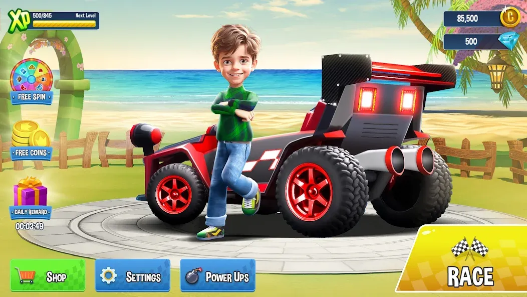 Mini Car Racing Game Legends [МОД Mega Pack] Screenshot 4