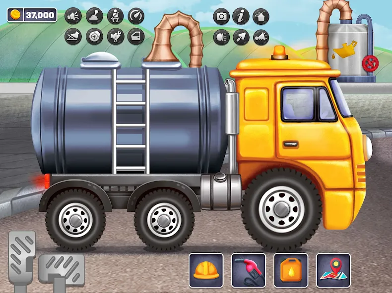 Oil Tanker Truck Games [МОД Меню] Screenshot 5