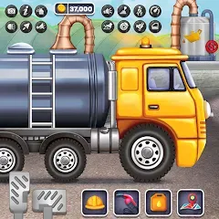 Взлом Oil Tanker Truck Games  [МОД Меню]