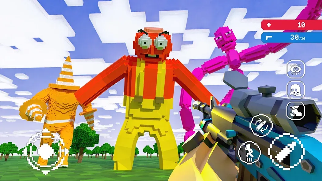 Craft Shooter FPS Battles (Крафт Шутер Битвы) [МОД Много денег] Screenshot 1