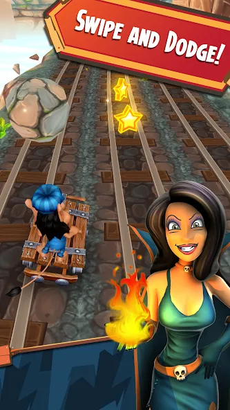 Hugo Troll Race 2: Rail Rush (Хуго Тролл Гонка 2) [МОД Бесконечные деньги] Screenshot 2