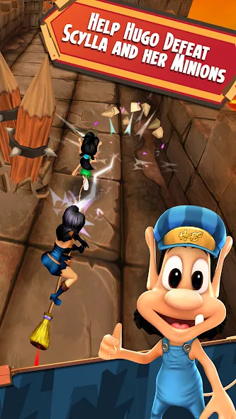 Hugo Troll Race 2: Rail Rush (Хуго Тролл Гонка 2) [МОД Бесконечные деньги] Screenshot 3