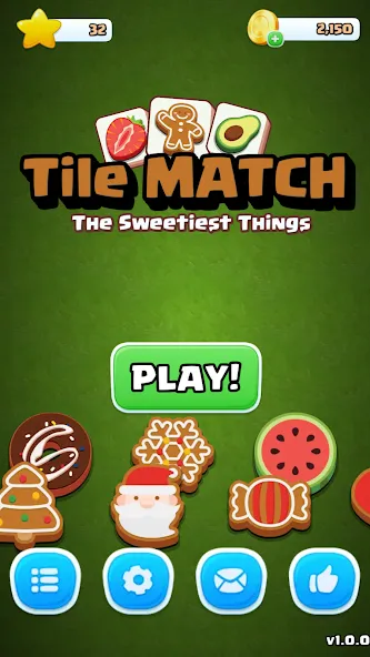 Tile Match Sweet -Triple Match [МОД Меню] Screenshot 4