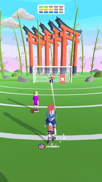 Goal Party - Soccer Freekick (Гоал Парти) [МОД Бесконечные монеты] Screenshot 4