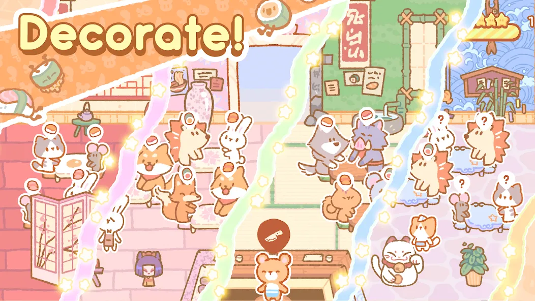 Kuma Sushi Bar [МОД Меню] Screenshot 3