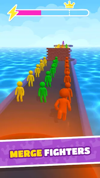 Giant Rush! - Fighting Games [МОД Много монет] Screenshot 1