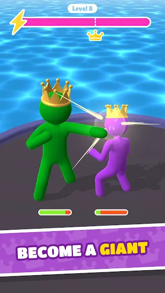 Giant Rush! - Fighting Games [МОД Много монет] Screenshot 3