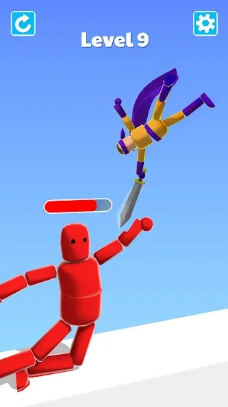 Ragdoll ninja: Imposter hero (Рагдолл Ниндзя) [МОД Menu] Screenshot 1