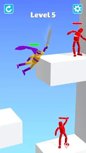 Ragdoll ninja: Imposter hero (Рагдолл Ниндзя) [МОД Menu] Screenshot 2
