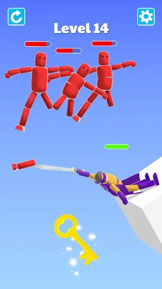 Ragdoll ninja: Imposter hero (Рагдолл Ниндзя) [МОД Menu] Screenshot 3