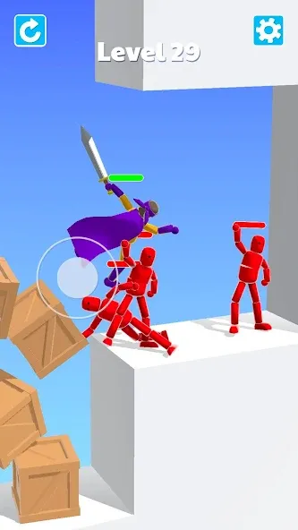 Ragdoll ninja: Imposter hero (Рагдолл Ниндзя) [МОД Menu] Screenshot 5