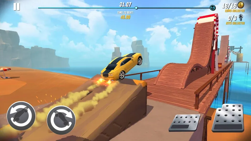 Stunt Car Extreme (Стант Кар Экстрим) [МОД Меню] Screenshot 1