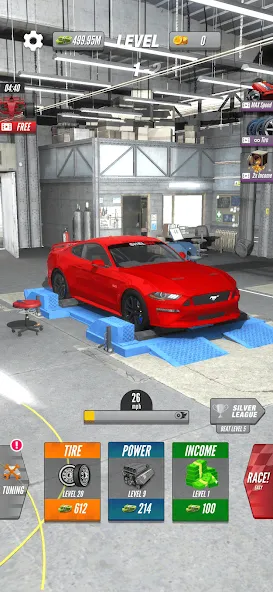 Dyno 2 Race - Car Tuning (Дино 2 Гонка) [МОД Unlocked] Screenshot 4