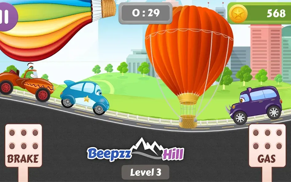 Car Racing game for toddlers [МОД Menu] Screenshot 2