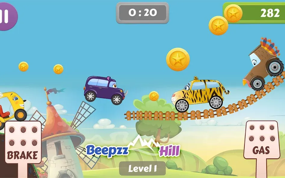 Car Racing game for toddlers [МОД Menu] Screenshot 3