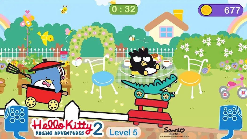 Hello Kitty games - car game [МОД Все открыто] Screenshot 5