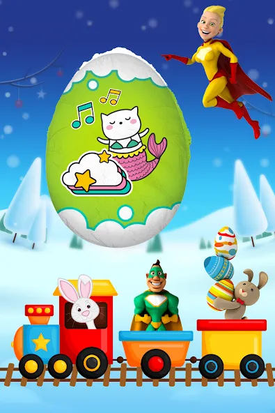 Surprise Eggs - Toddler games [МОД Бесконечные деньги] Screenshot 4