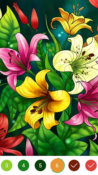 Coloring Book: Color by Number (Колоринг Бук) [МОД Много денег] Screenshot 1