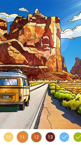 Coloring Book: Color by Number (Колоринг Бук) [МОД Много денег] Screenshot 5