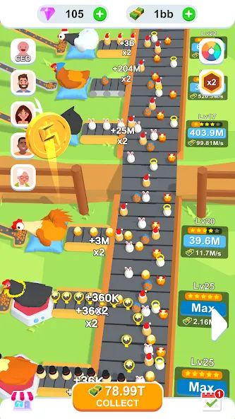 Idle Egg Factory [МОД Unlocked] Screenshot 3