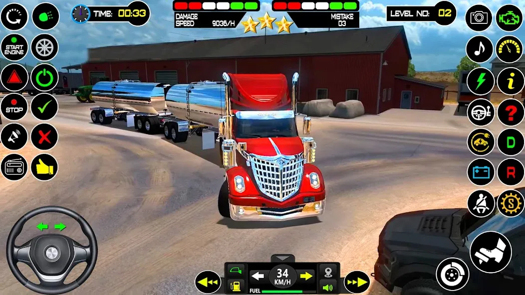 US Truck Driving Cargo Game 3D (Американский грузовик водителя) [МОД Много монет] Screenshot 2