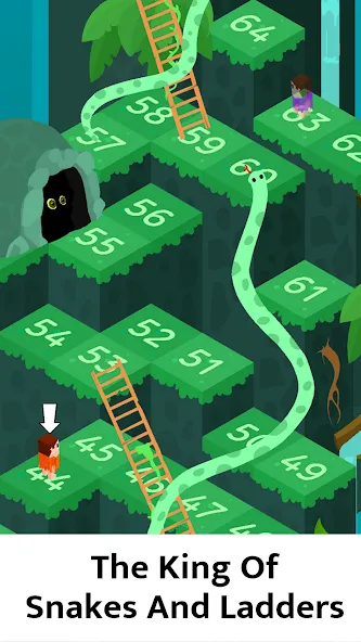 Snakes and Ladders Board Games [МОД Много монет] Screenshot 1