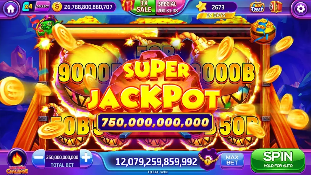 Lava Slots - Casino Games (Лава Слотс) [МОД Mega Pack] Screenshot 4