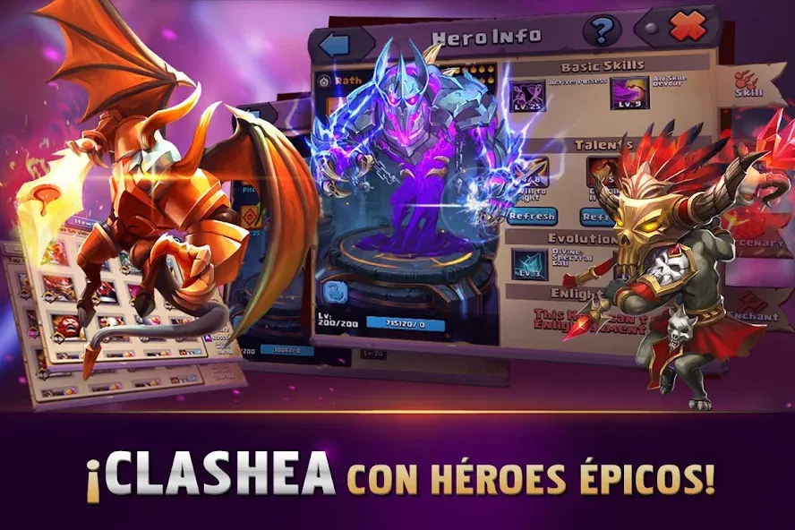 Clash of Lords 2: Español (Клэш оф Лордс 2) [МОД Unlimited Money] Screenshot 2