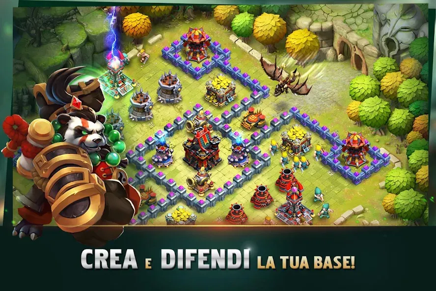 Clash of Lords 2: Italiano (Клэш оф Лордс 2) [МОД Mega Pack] Screenshot 1
