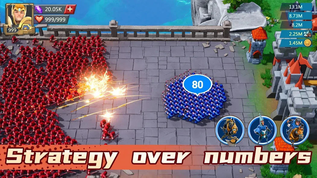 Lords Mobile: Kingdom Wars (Лордс Мобайл) [МОД Много монет] Screenshot 2