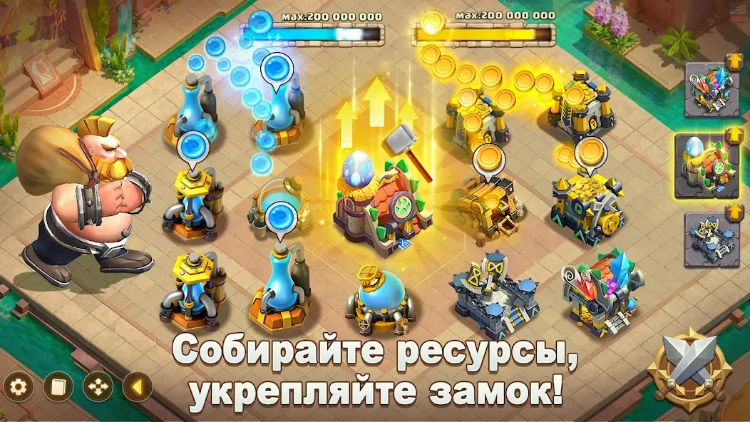 Castle Clash: Правитель мира (Кастл Клаш) [МОД Unlocked] Screenshot 2