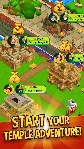 Temple Run: Idle Explorers (Темпл Ран) [МОД Много денег] Screenshot 1