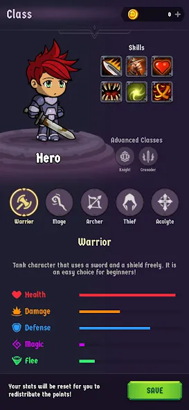 The Walking Hero - Idle RPG (Зе Волкинг Хиро) [МОД Много денег] Screenshot 2