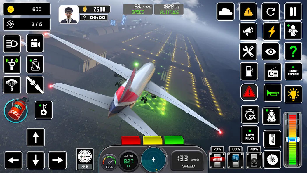Pilot Flight Simulator Games [МОД Меню] Screenshot 3