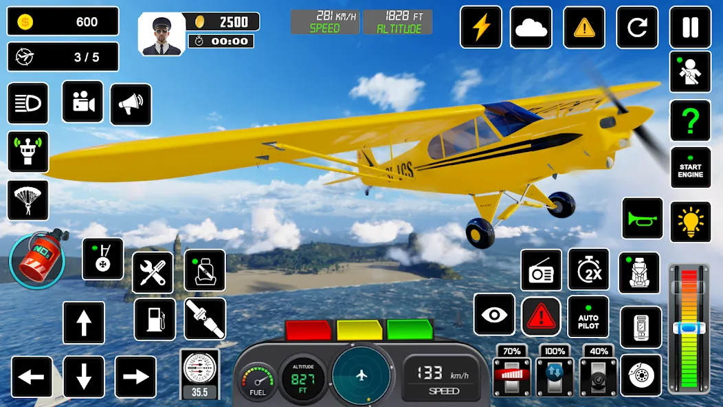 Pilot Flight Simulator Games [МОД Меню] Screenshot 5