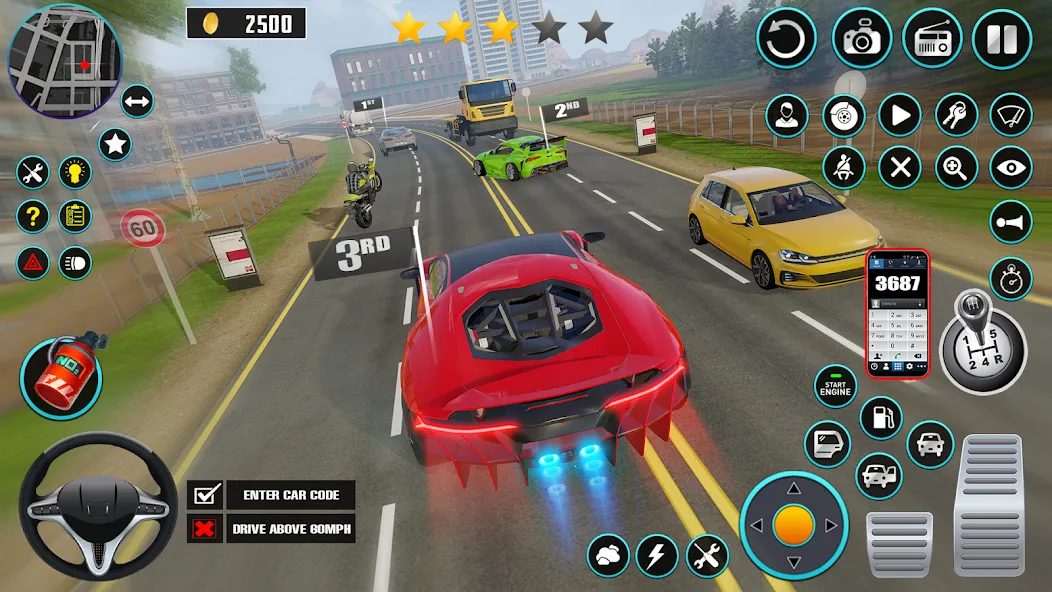 Open World Car Driving Games (Открытые мировые игры по вождению автомобиля) [МОД Все открыто] Screenshot 4