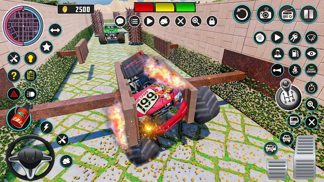 Monster Truck Maze Puzzle Game [МОД Unlimited Money] Screenshot 5