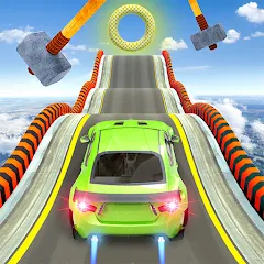 Взлом Mega Ramp Car Stunts Race Game  [МОД Бесконечные монеты]