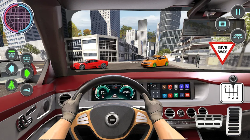 Modern Car Driving School Game [МОД Много монет] Screenshot 2